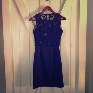 Black stretch but tight dress